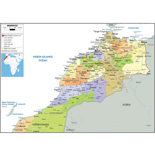 모로코(morocco map)지도