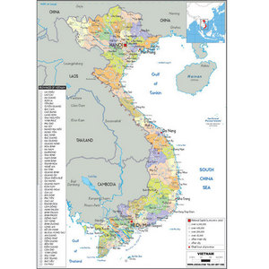 베트남(vietnam map)지도