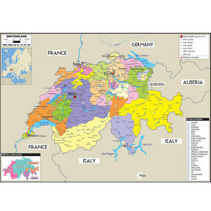 스위스(switzerland map)지도