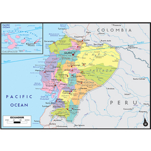 에콰도르(ecuador map)지도