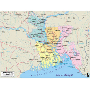 방글레데시(bangladesh map)지도