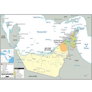 아랍에미리트연합국(unitedarabemirates map)지도