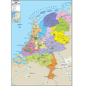 네덜란드(netherlands map)지도