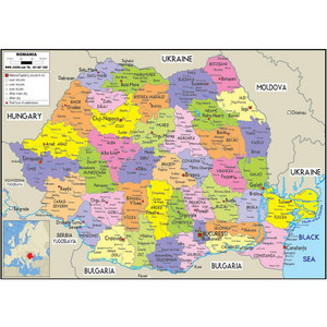 루마니아(romania map)지도