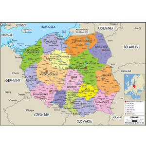 폴란드(poland map)지도