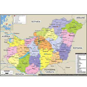 헝가리(hungary map)지도