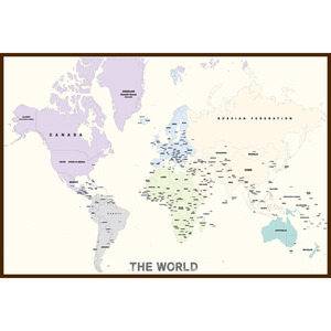 The world map (Ivory) 